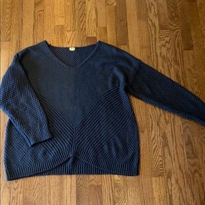 Blue True craft sweater